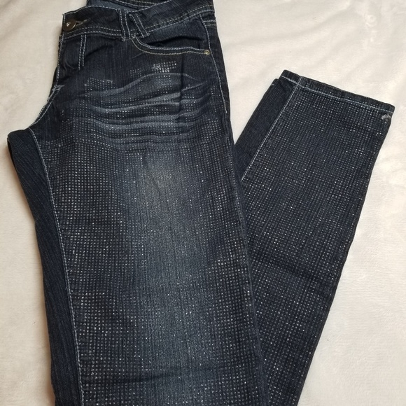 No Boundaries Denim - No Boundaries | Glitter Skinny Jean